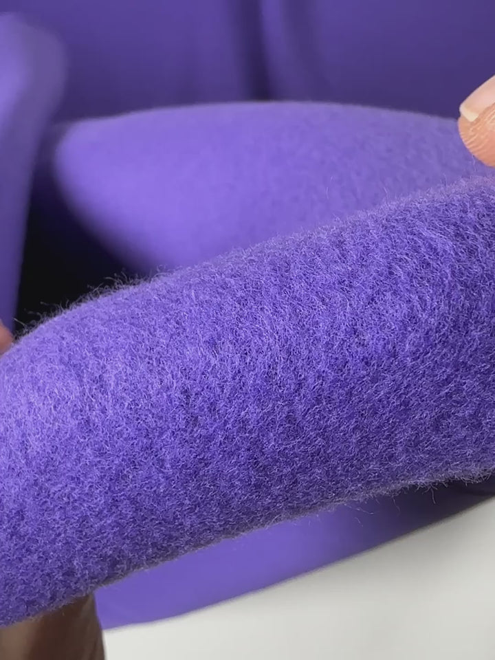 J&amp;J Kuschelsweat uni lila extrabreit