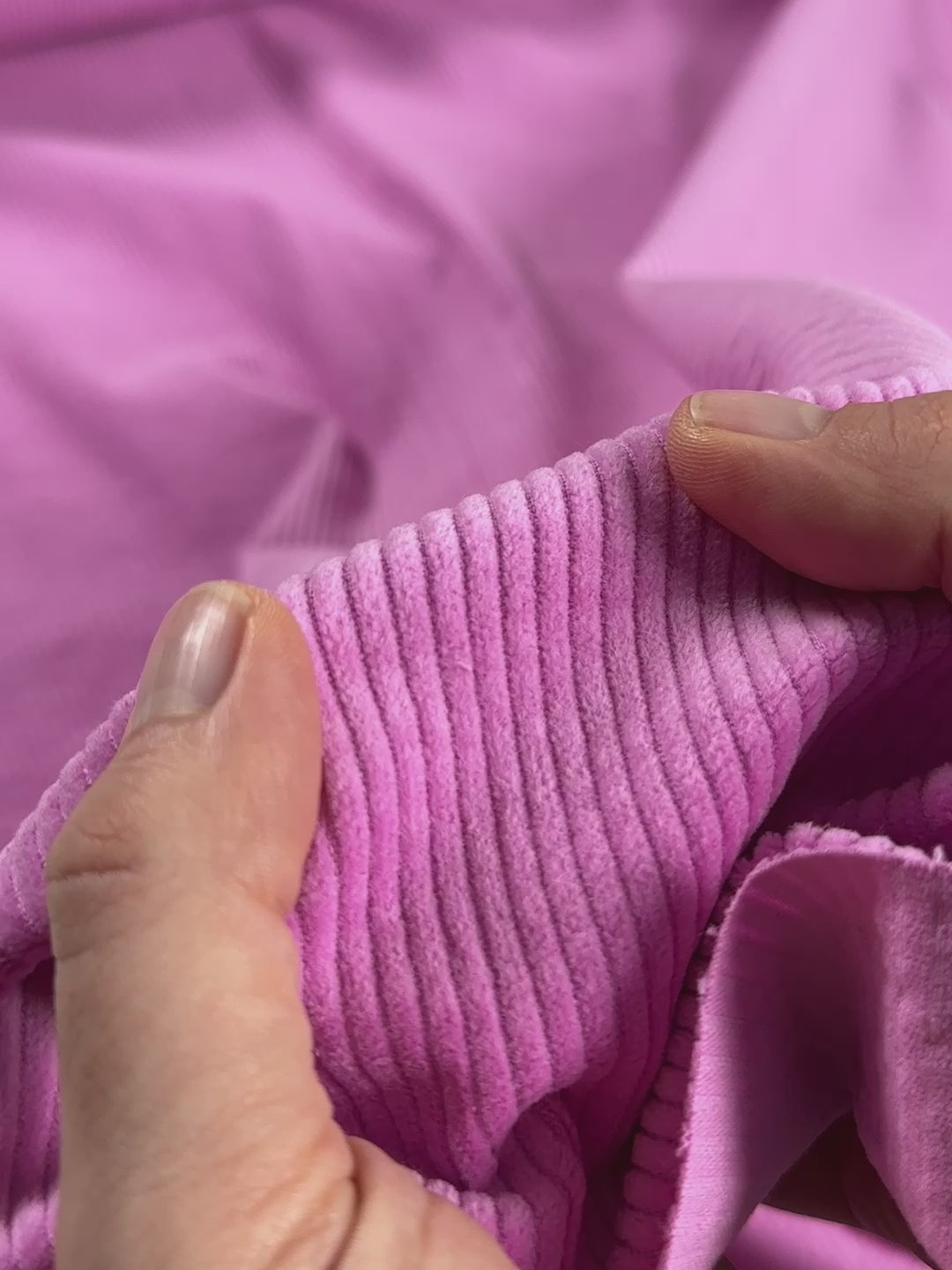 J&amp;J Cord Uni 6W Stretch rosa