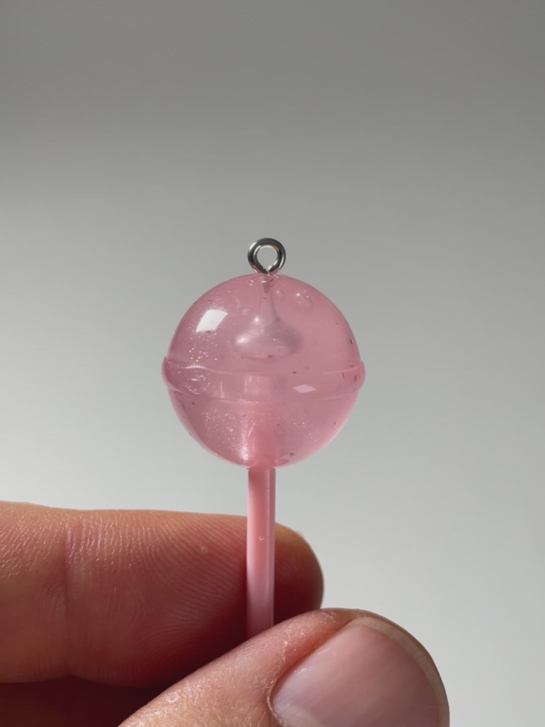 J&amp;J Lollipop glow in the dark rosa