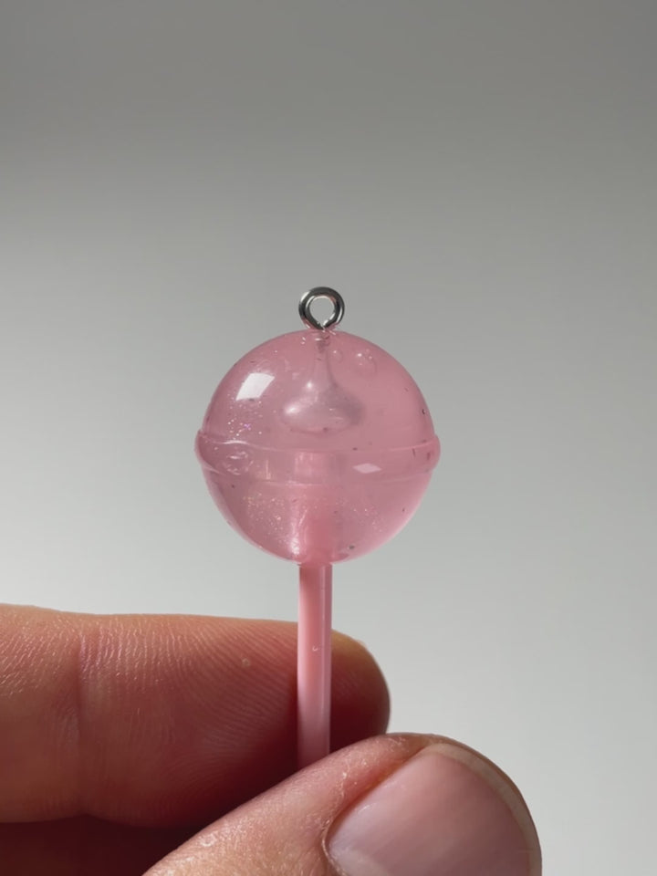J&amp;J Lollipop glow in the dark rosa