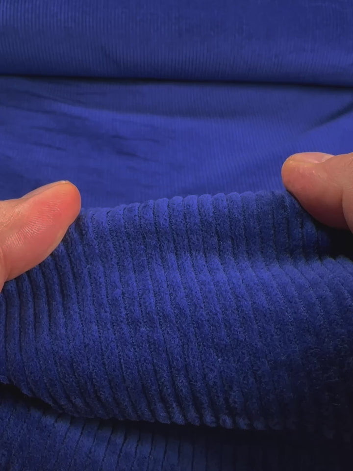 J&amp;J Cord Uni 6W Stretch dark royal