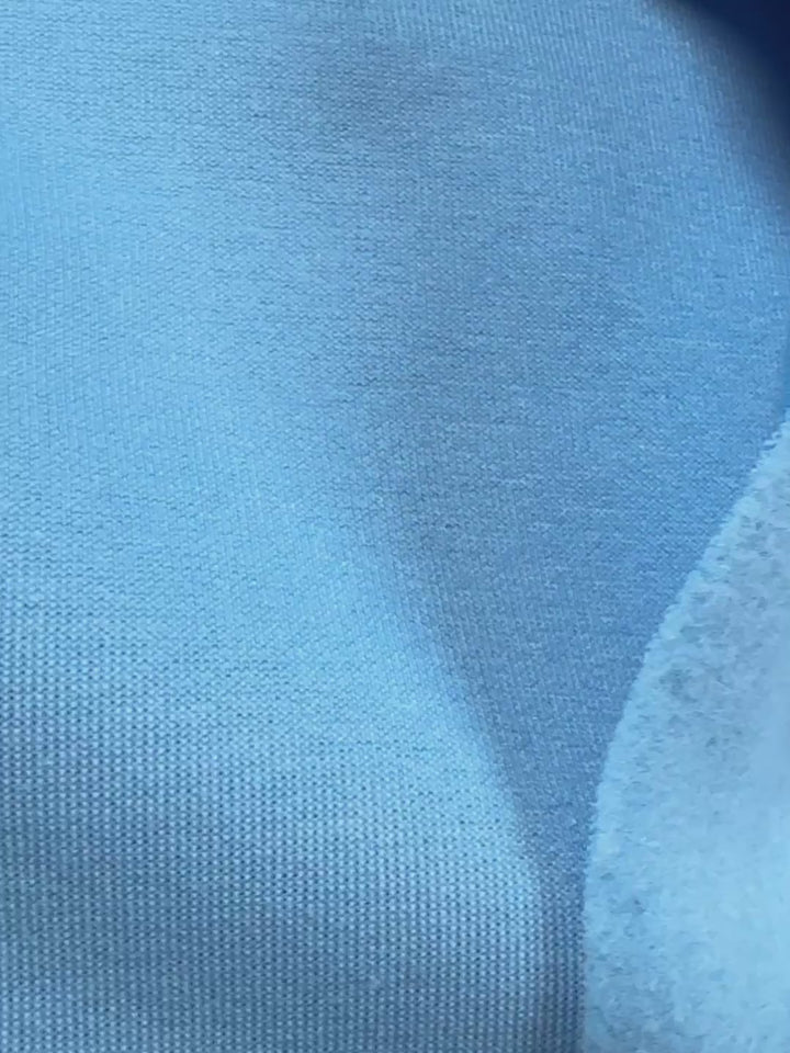 J&amp;J Kuschelsweat uni sky extrabreit