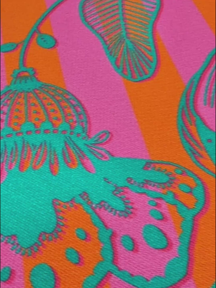 J&amp;J Bio Retrosweat Big Bouquet orange