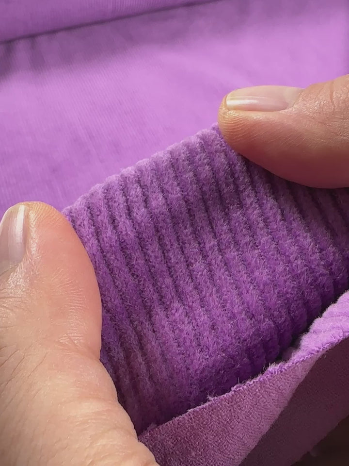 J&amp;J Cord Uni 6W Stretch light plum