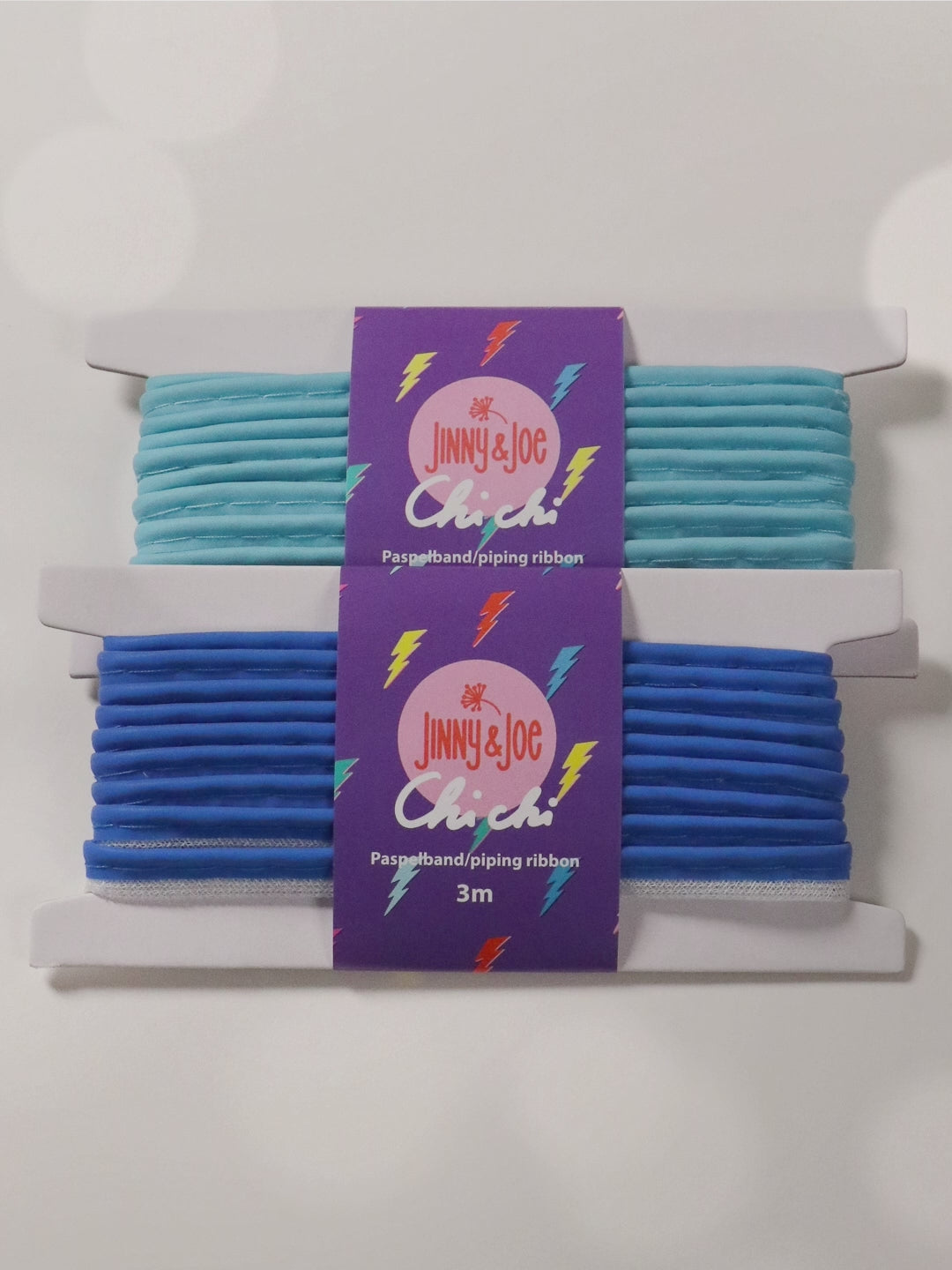 J&amp;J Paspelband Glow royal