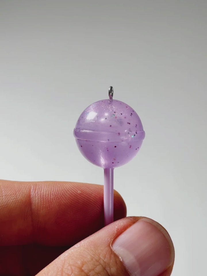 J&amp;J Lollipop glow in the dark lilac