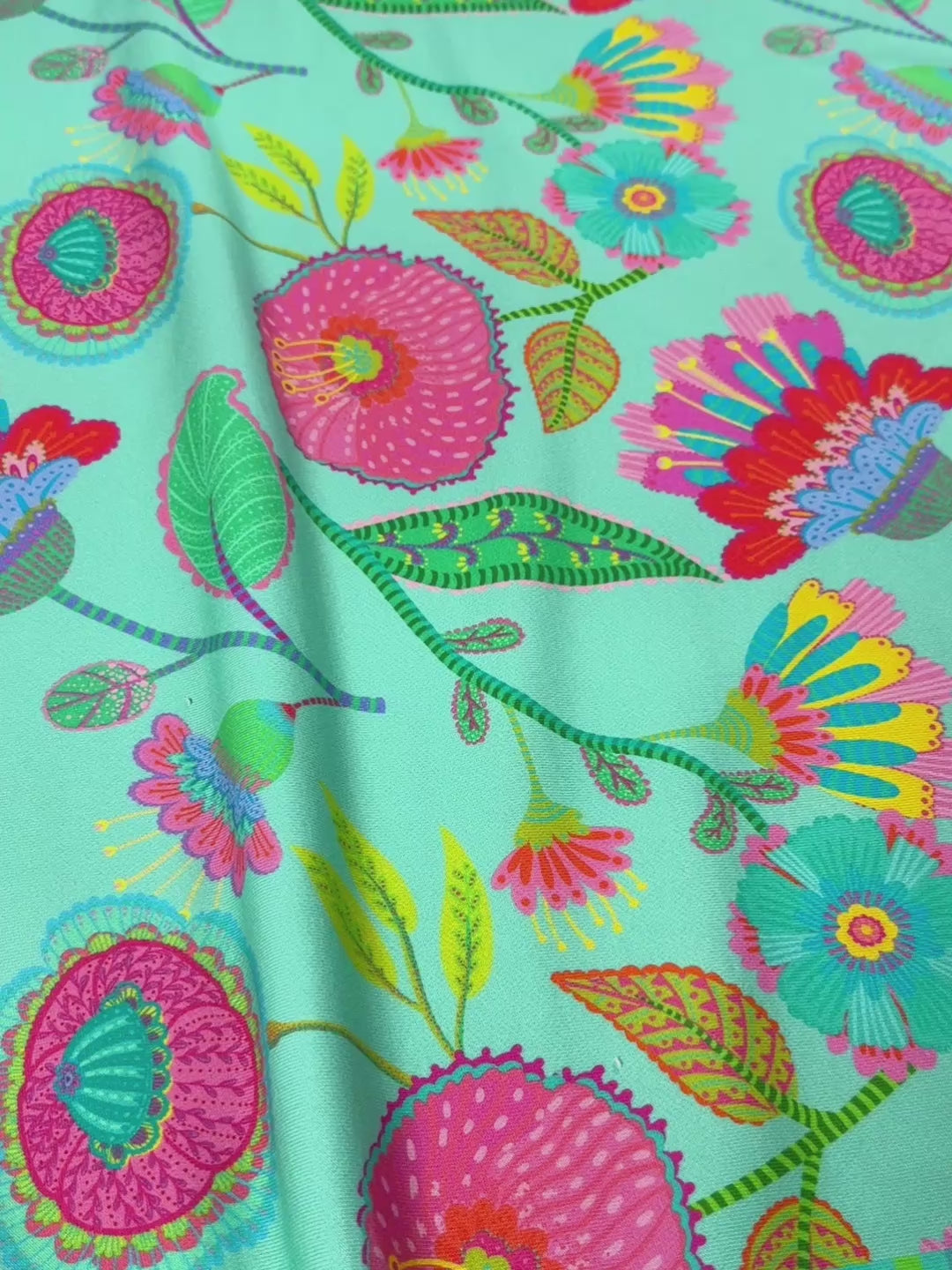 J&amp;J Bio Retrosweat Paradise Petals aqua