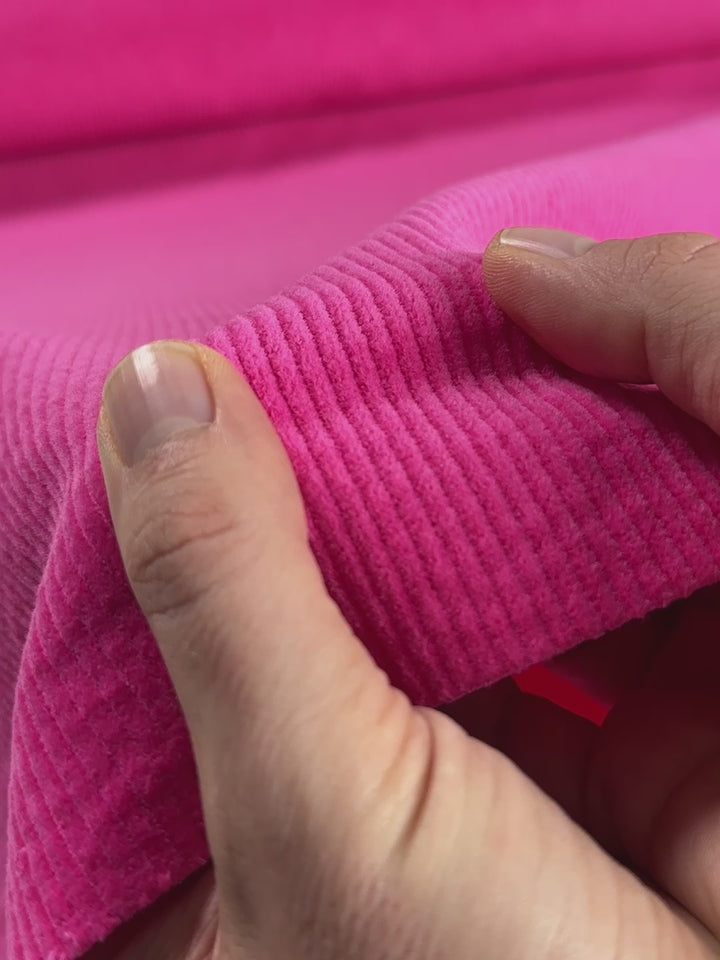 J&amp;J Cord Uni 6W Stretch magenta
