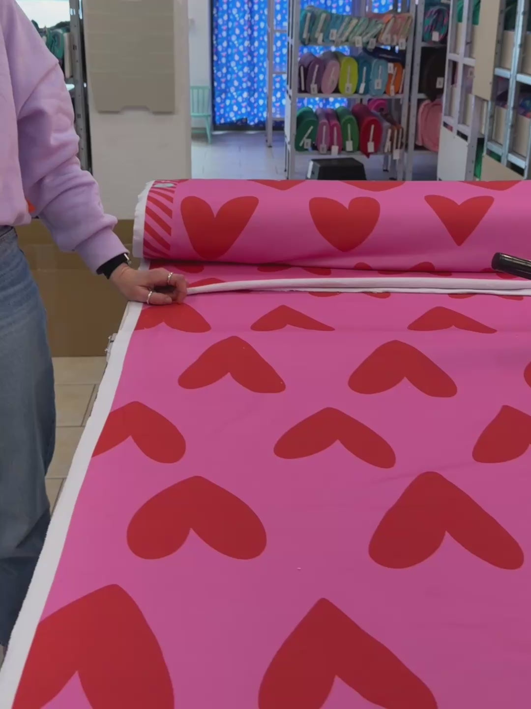 J&amp;J Bio Retrosweat Big Heart rosa
