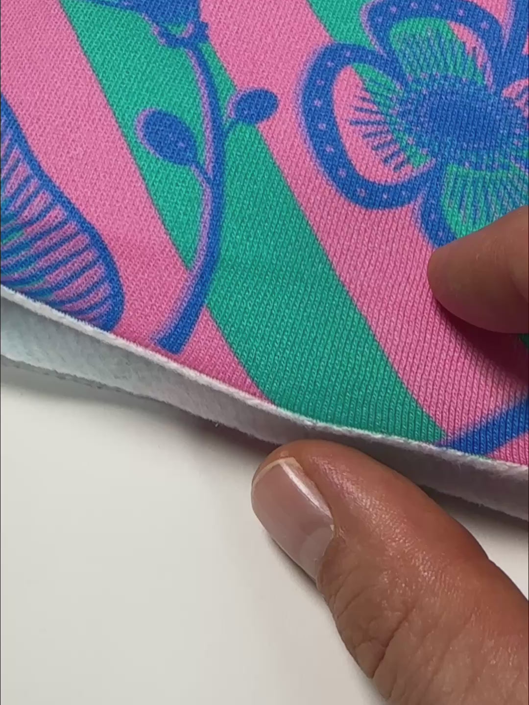 J&J Bio Kuschelsweat Big Bouquet rosa