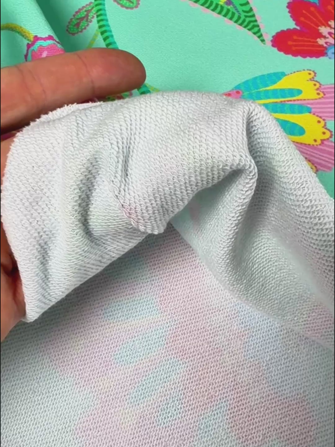 J&amp;J Bio Retrosweat Paradise Petals aqua