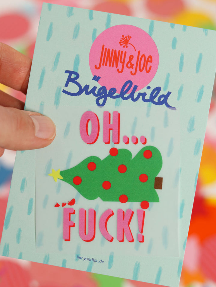 J&amp;J Bügelbild Oh, Tannenbaum