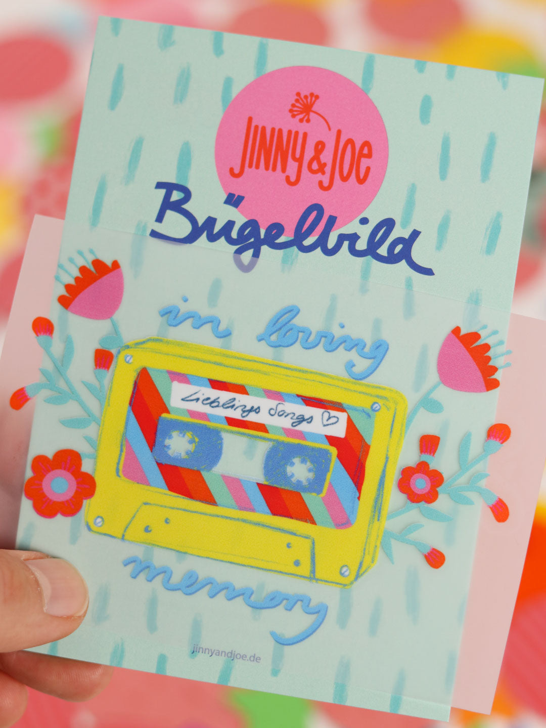 J&amp;J Bügelbild Lieblingssongs