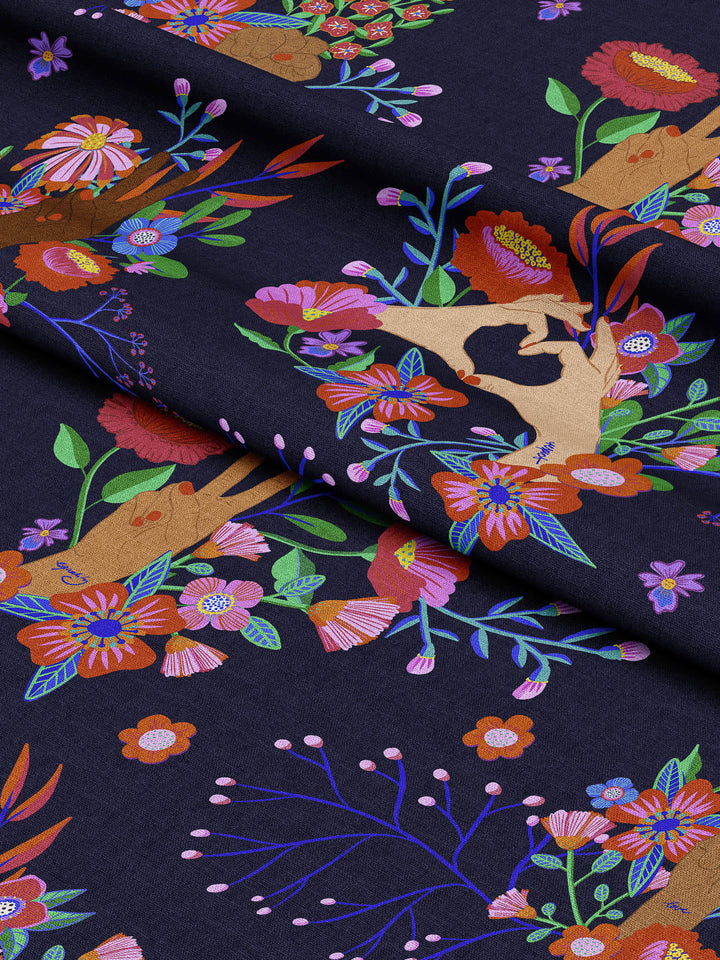 J&amp;J Canvas little Sisterhood marine