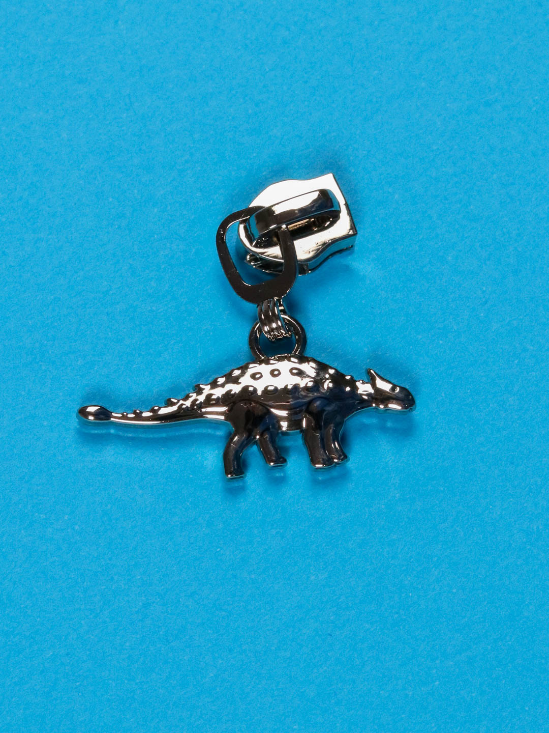 J&J Zipper Mighty Dinosaurs silber