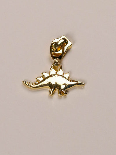 J&J Zipper Mighty Dinosaurs gold