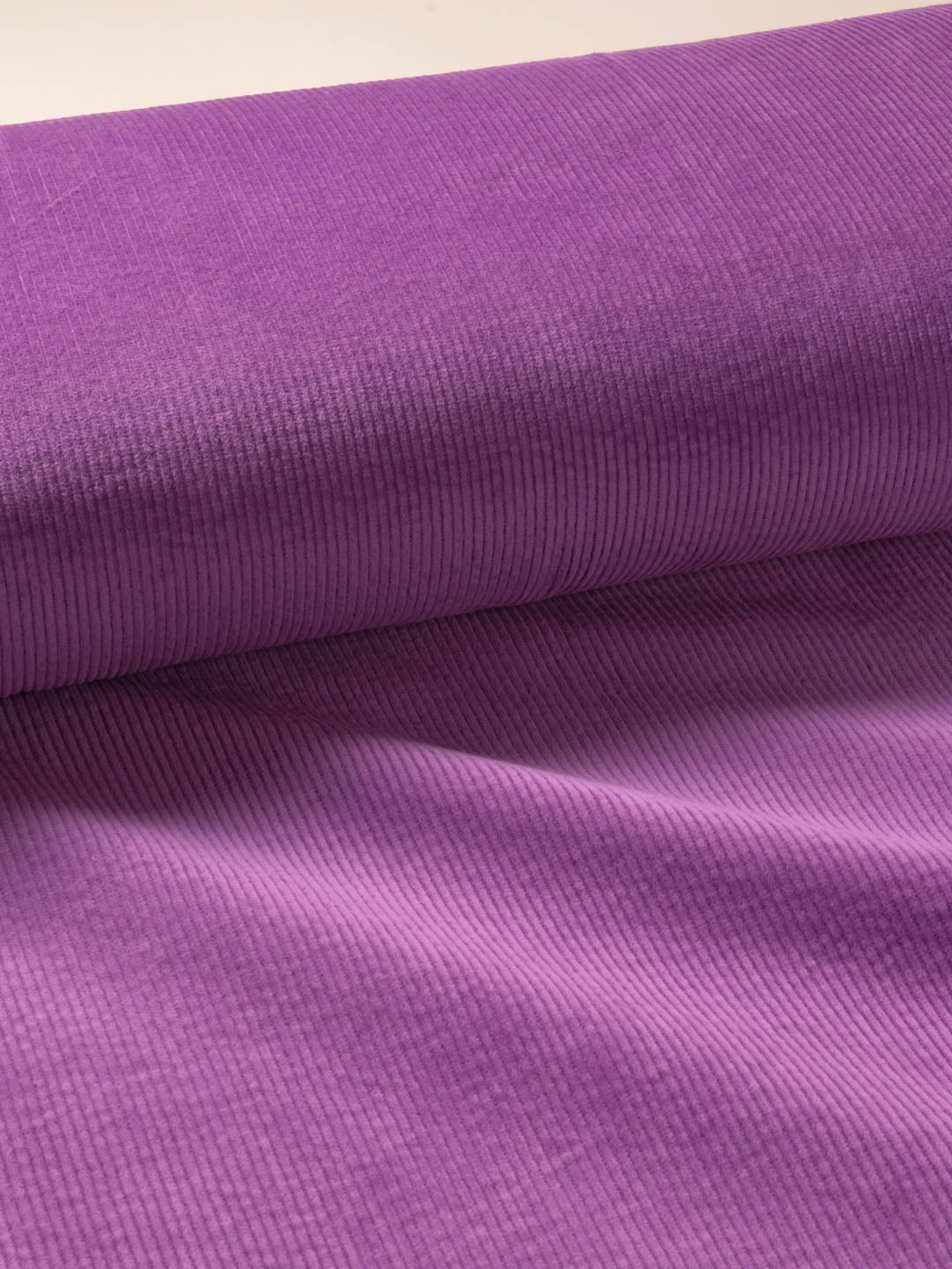 J&J Cord Uni 6W Stretch dark lilac