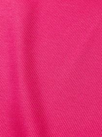 J&J Rippjersey uni | Bündchen magenta extrabreit