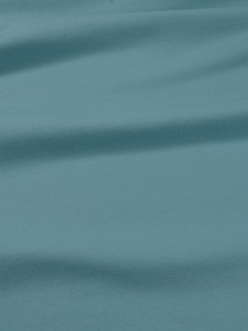 J&J Kuschelsweat uni dusty blue extrabreit