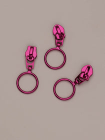 J&J Zipper Ring pink