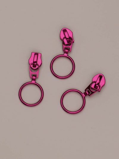 J&J Zipper Ring pink