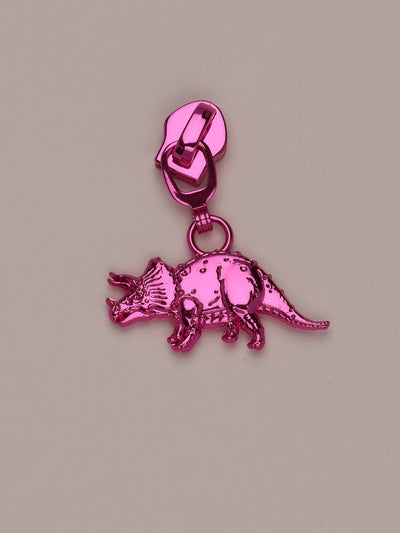 J&J Zipper Dino pink