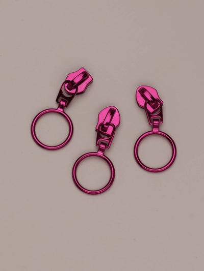 J&J Zipper Ring pink