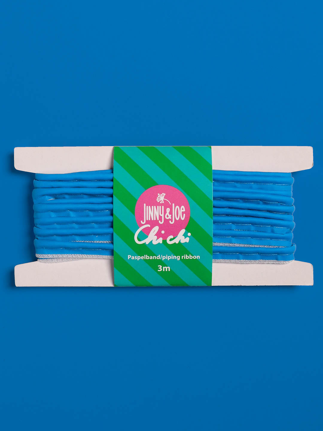 J&J Paspelband Glow azur