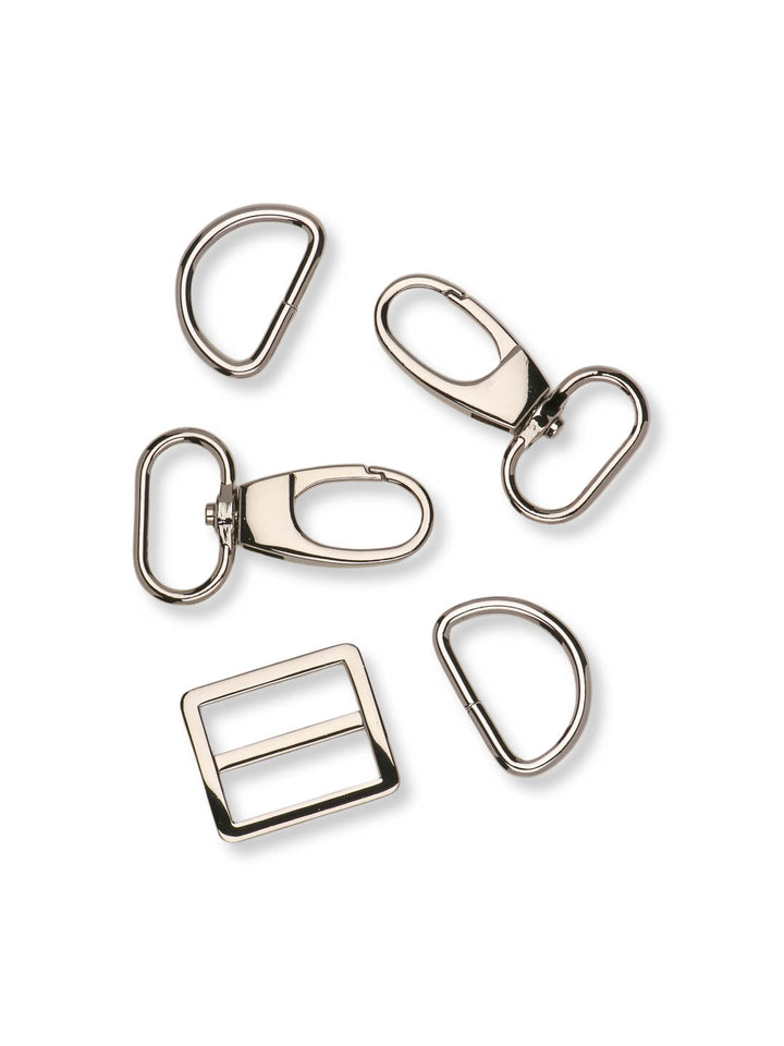 J&amp;J Hardware Set 25mm silber