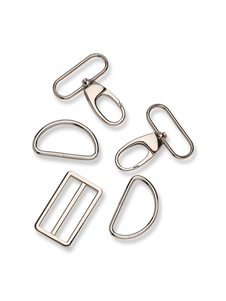 J&amp;J Hardware Set 38mm silber