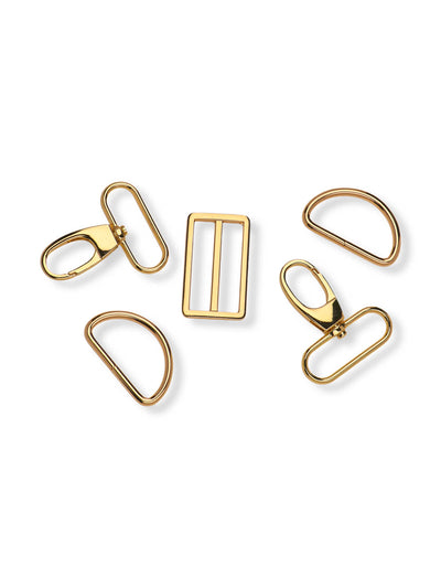 J&J Hardware Set 38mm gold