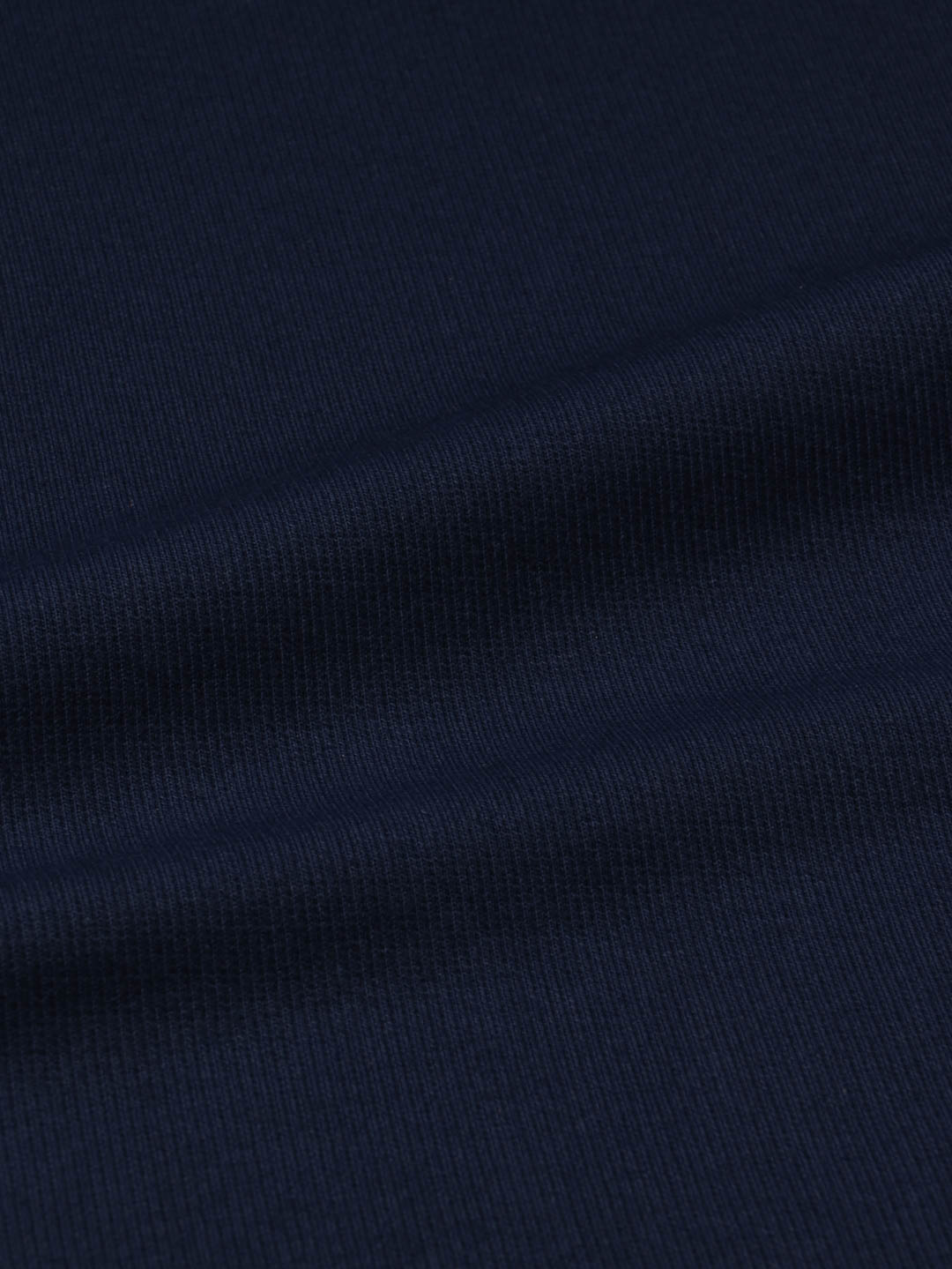 J&J Rippjersey uni | Bündchen marine extrabreit