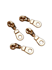 J&J Zipper #5 Metall Classic gold