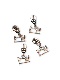 J&J Zipper #5 Metall Nähmaschine silber