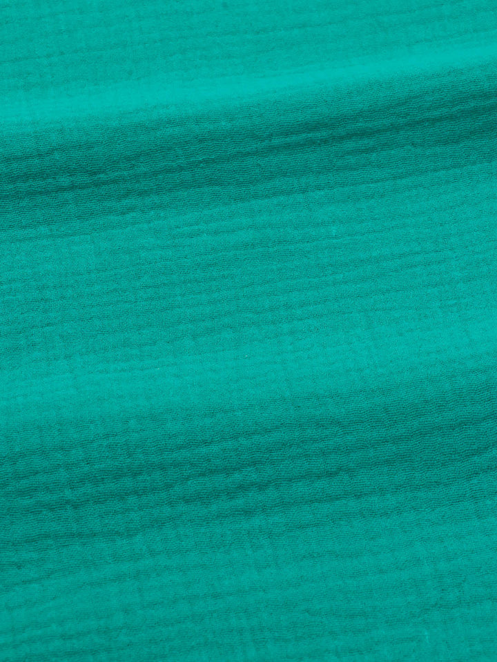 J&amp;J Musselin uni emerald