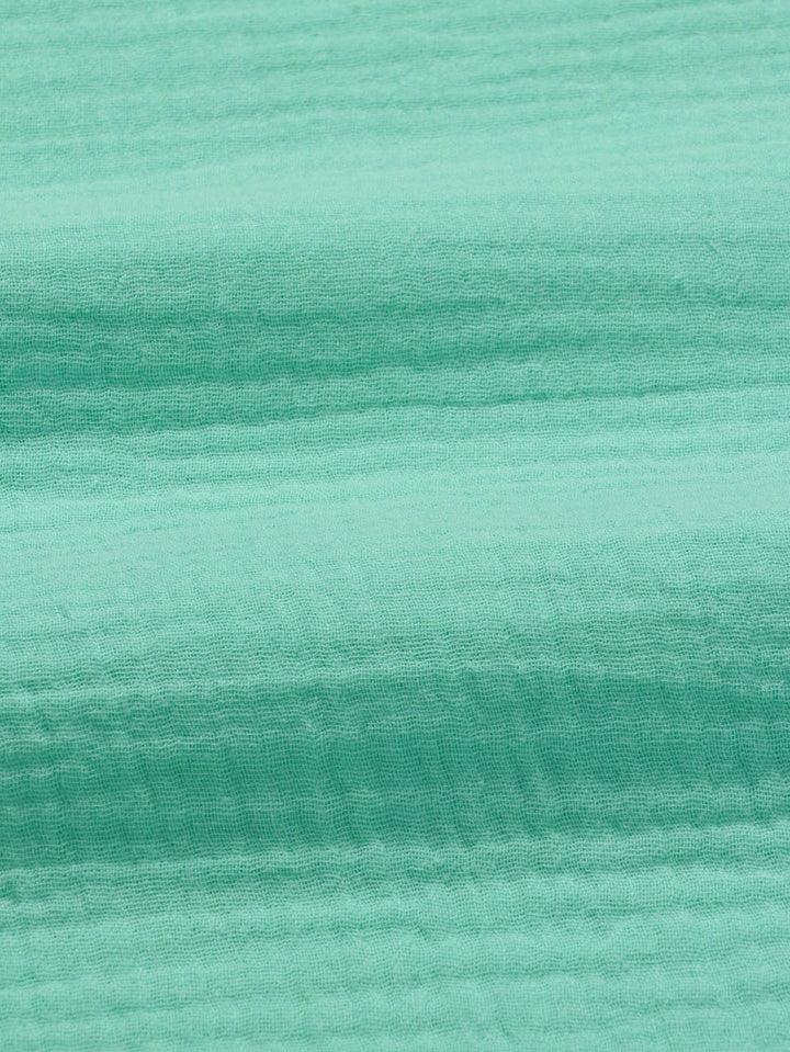 J&amp;J Musselin uni aqua