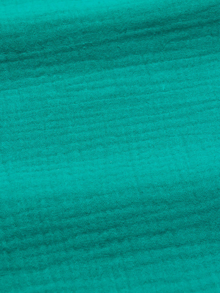 J&amp;J Musselin uni emerald