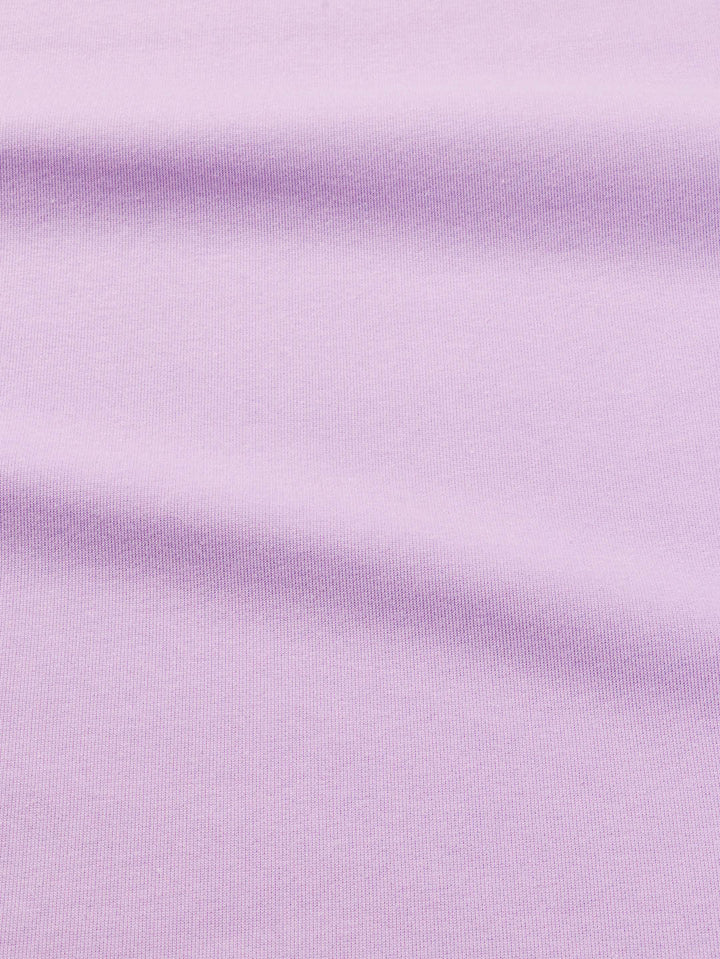 J&amp;J Kuschelsweat uni flieder extrabreit
