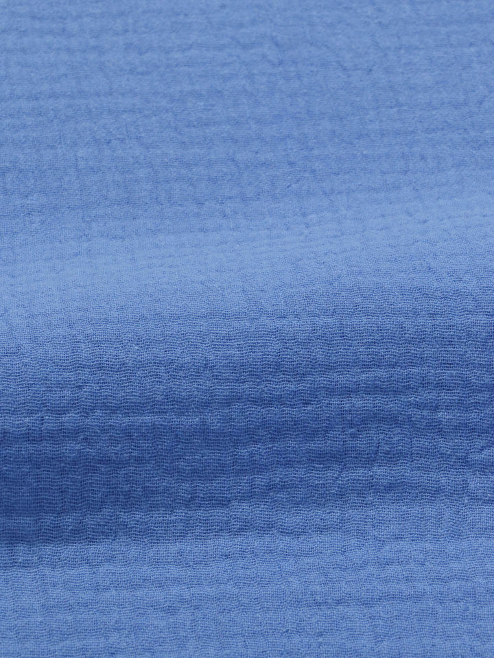 J&amp;J Musselin uni blueberry