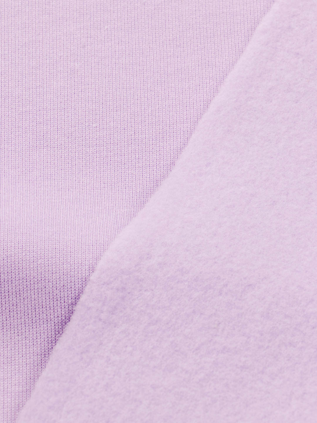 J&amp;J Kuschelsweat uni flieder extrabreit