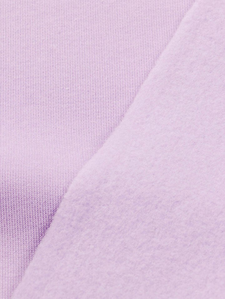 J&amp;J Kuschelsweat uni flieder extrabreit