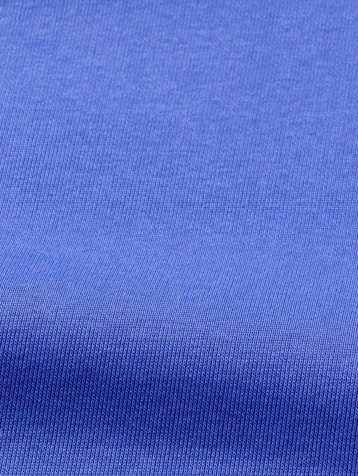 J&amp;J Kuschelsweat uni blueberry extrabreit