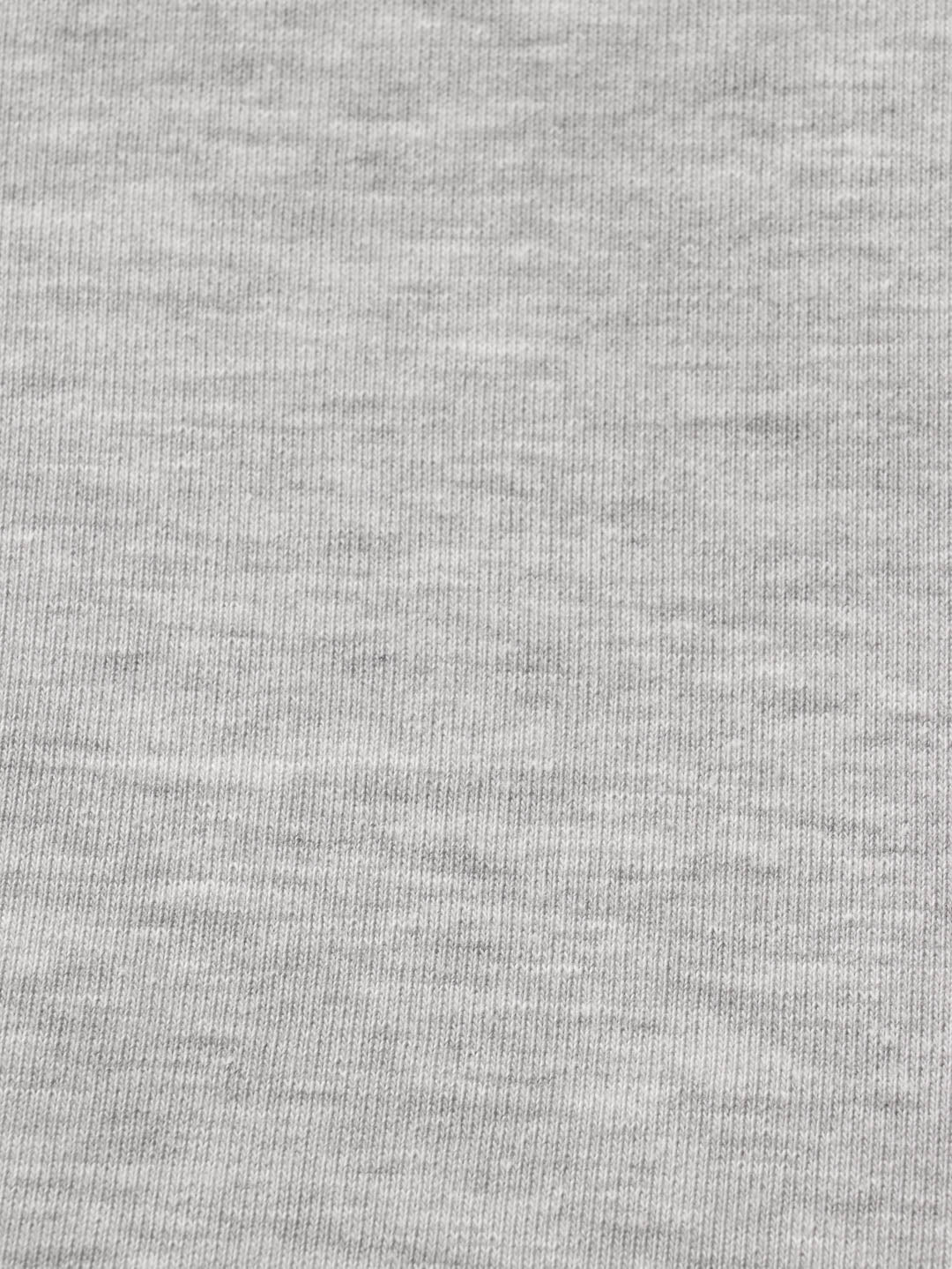 J&amp;J Kuschelsweat uni grau melange extrabreit