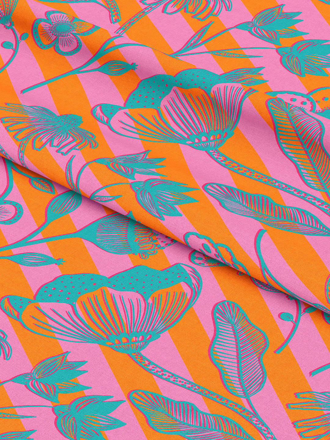 J&J Canvas Big Bouquet orange