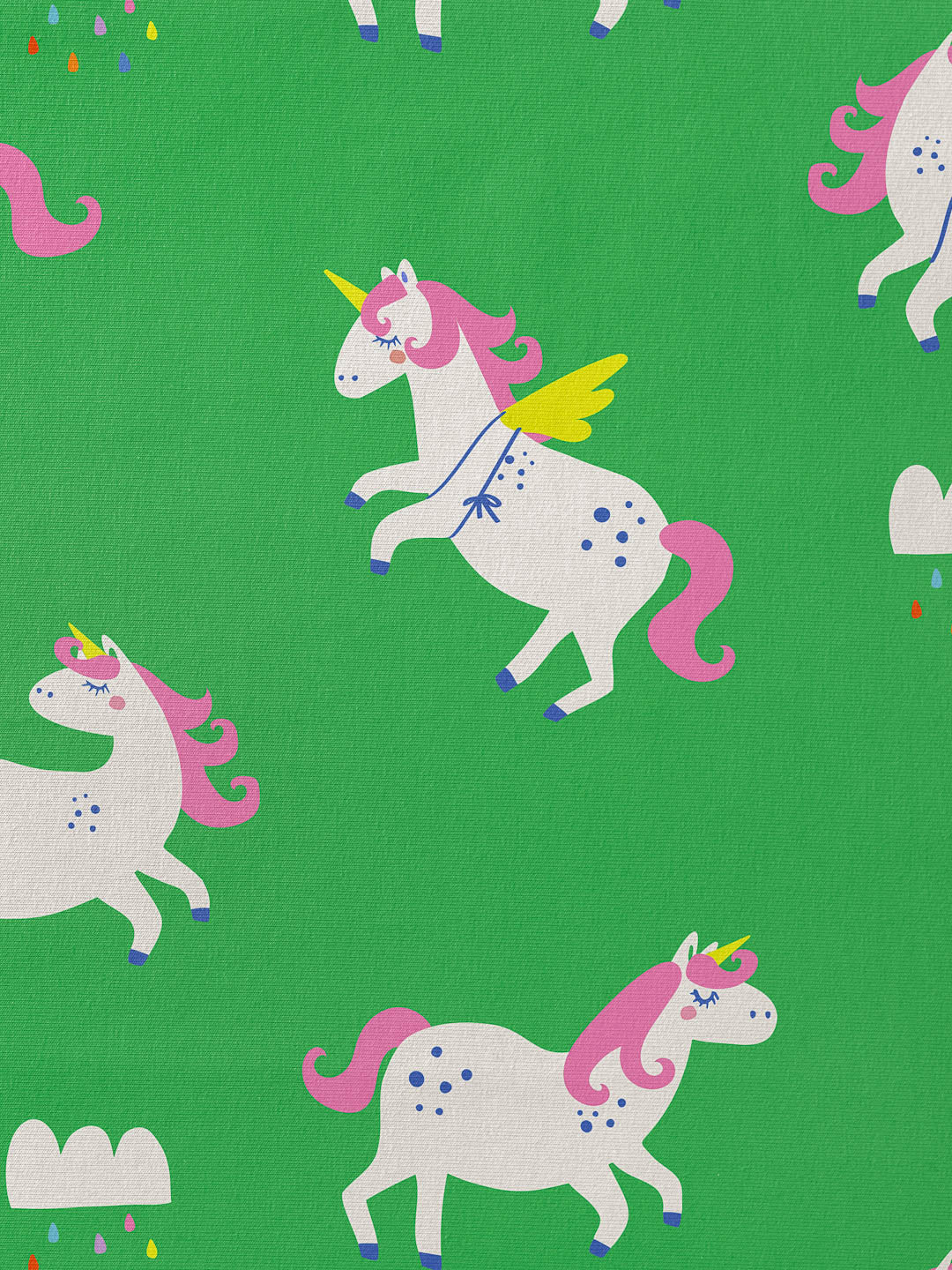 J&amp;J Jersey Unicorn Squad hellgrün