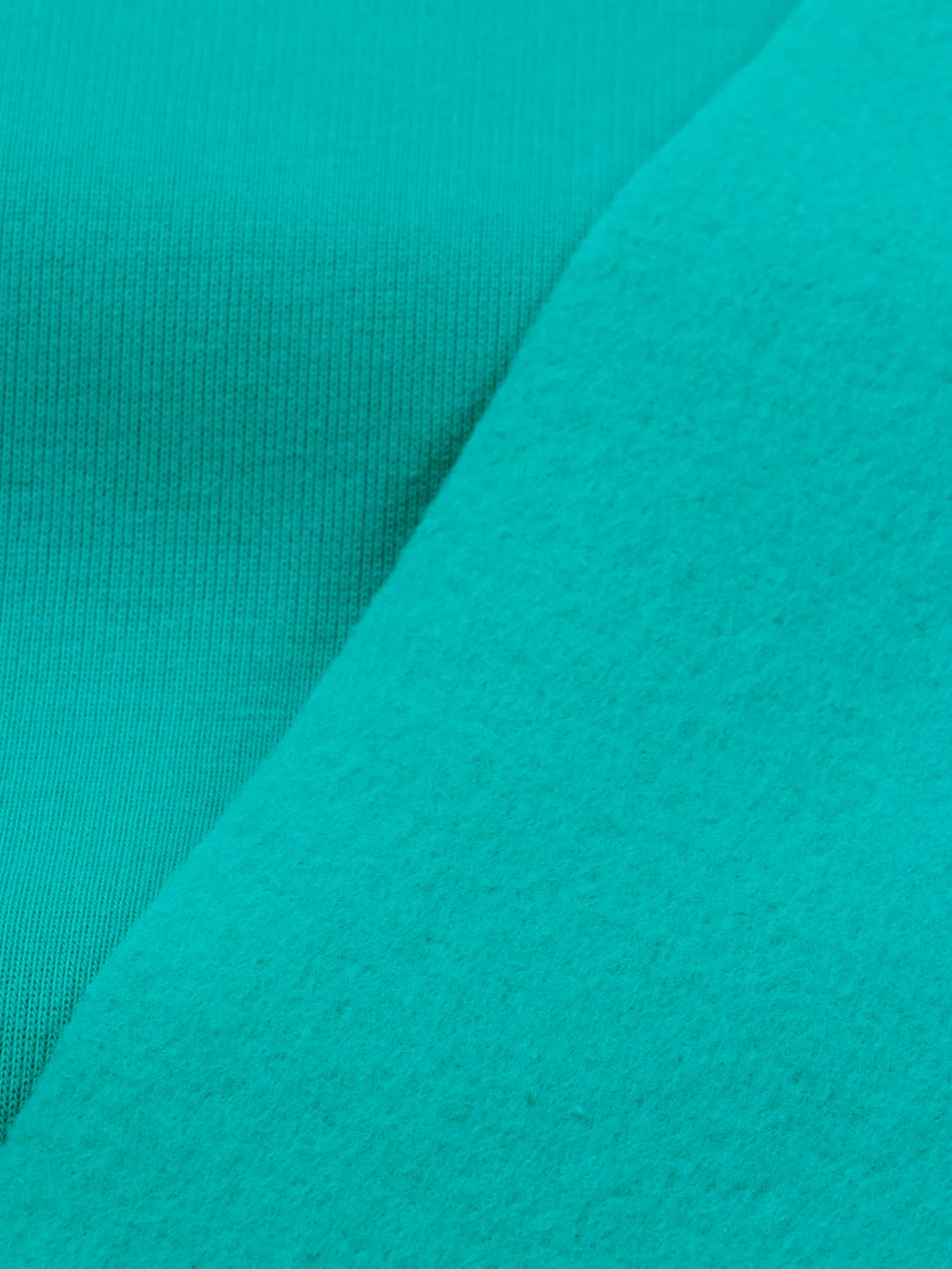 J&J Kuschelsweat uni emerald extrabreit