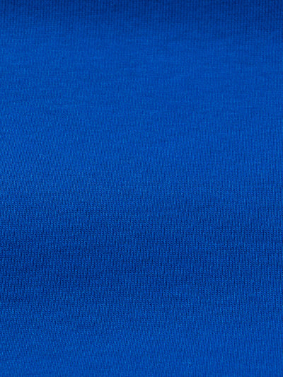 J&J Kuschelsweat uni blau extrabreit