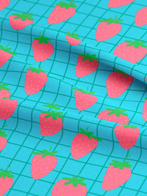 J&J Bio Jersey Yummy Grid helltürkis