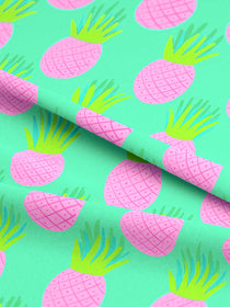 J&J Bio BW-Modal Jersey Pineapple aqua