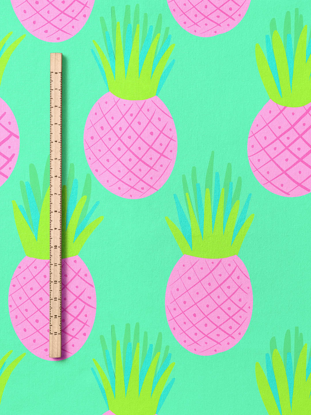 J&J Bio BW-Modal Jersey Pineapple aqua